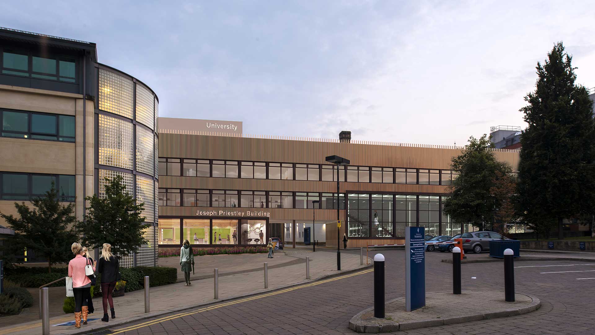 An artists impression of the Joseph Priestley renovation